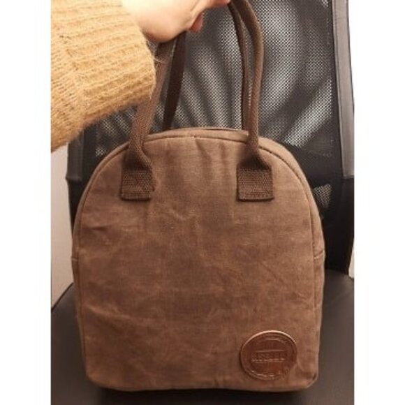 New Insulated Lunch Bag for Women & Men (Chocolate Brown)